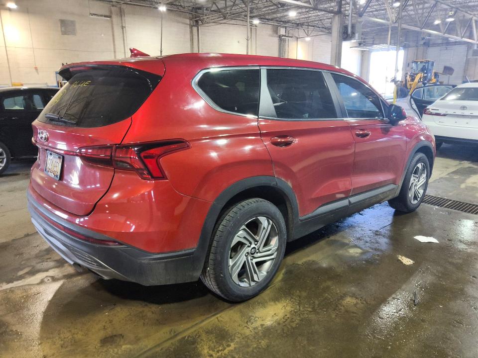 2021 Hyundai Santa fe VIN 5NMS14AJ1MH345967 COPART salvage auction — FRONT END, Wv - Certificate Of Title, sold $6,600 on 2026-07-09 (photo 3)