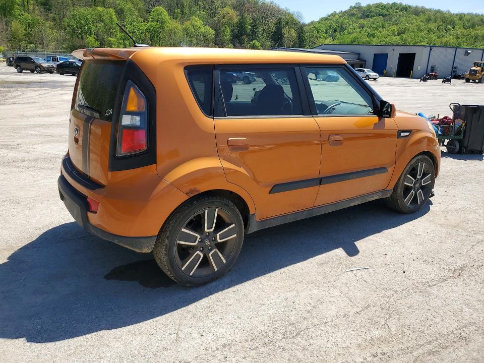 2010 Kia Soul VIN KNDJT2A22A7107339 COPART salvage auction — FRONT END, Oh - Cert Of Title-Salvage, sold $90 on 2026-07-23 (photo 3)