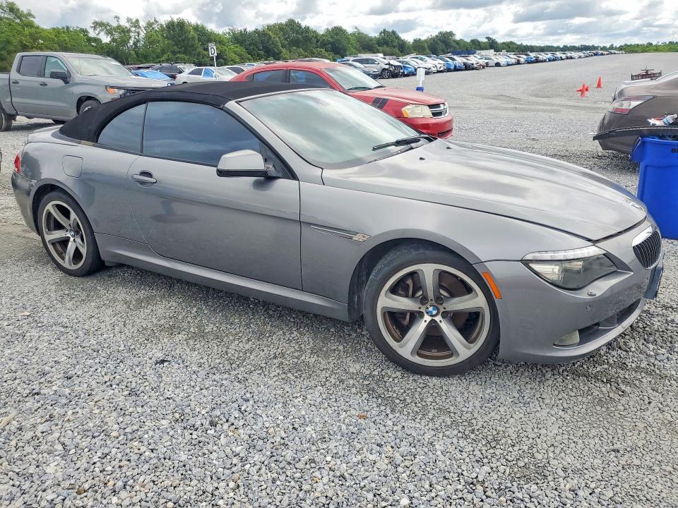 2010 BMW 6 series VIN WBAEB5C59AC225583 COPART salvage auction — NORMAL WEAR, La - Certificate Of Title, sold $500 on 2026-07-27 (photo 4)