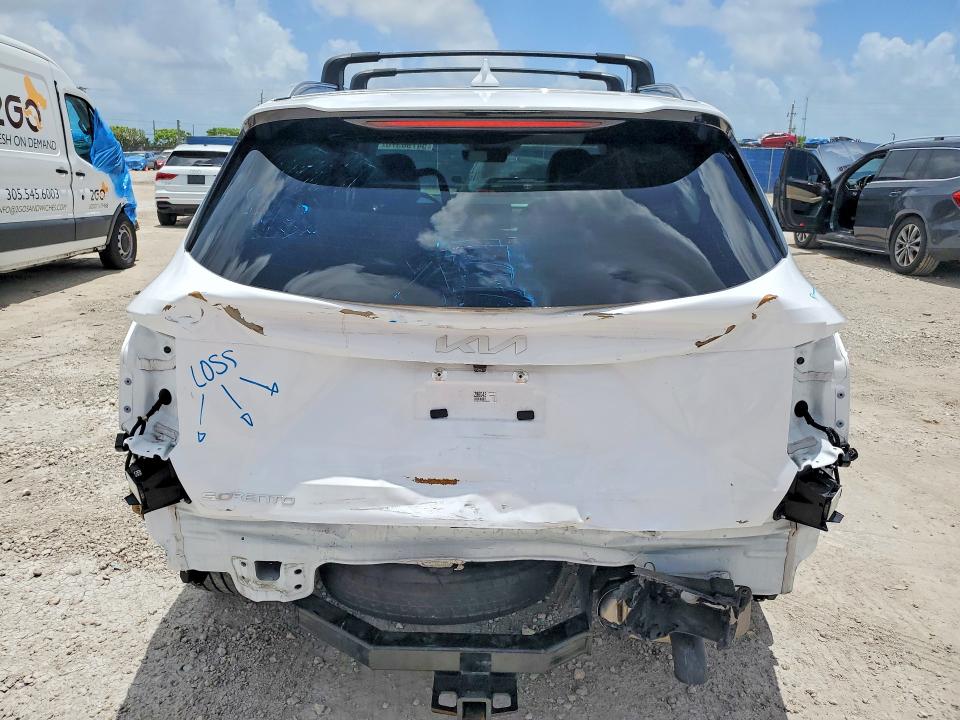 2024 Kia Sorento VIN 5XYRH4JF7RG286043 COPART salvage auction — REAR END, FL - CERT OF TITLE SLVG REBUILDABLE, sold $1,050 on 2026-07-29 (photo 6)
