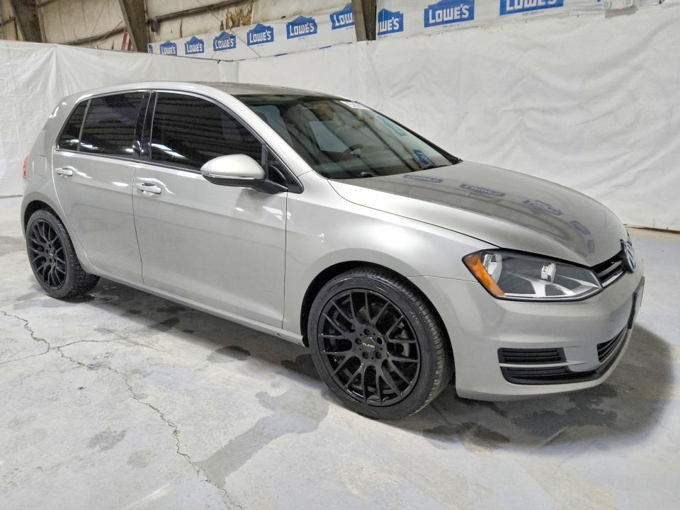 2015 Volkswagen Golf VIN 3VW217AU7FM100874 COPART salvage auction — MINOR DENT/SCRATCHES, Wv - Certificate Of Title, sold $2,350 on 2026-07-07 (photo 4)