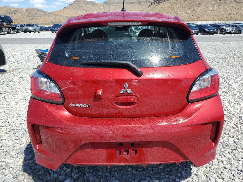 2024 Mitsubishi Mirage VIN ML32AUHJ9RH016127 COPART salvage auction — FRONT END, Az - Cert Of Title - Salvage, sold $2,700 on 2026-07-06 (photo 6)