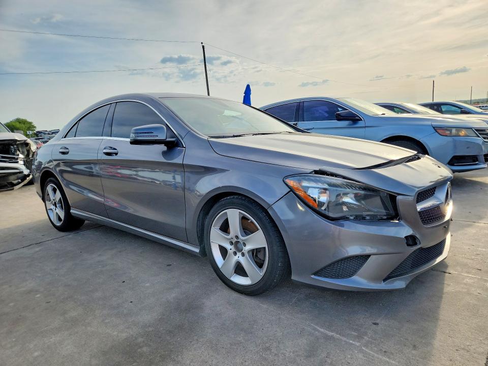 2016 Mercedes-benz Cla-klasse VIN WDDSJ4GB3GN327676 COPART salvage auction — FRONT END, Tx - Salvage Vehicle Title, sold $3,450 on 2026-07-27 (photo 4)