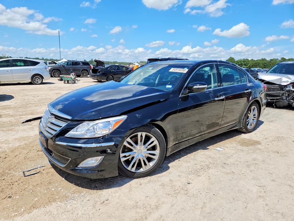 2013 Hyundai VIN KMHGC4DD7DU253790 COPART salvage auction — FRONT END, Tx - Salvage Vehicle Title, sold $1,000 on 2026-07-10 (photo 1)