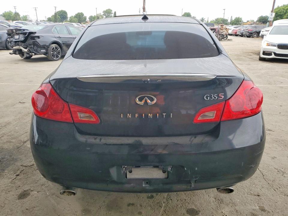 2008 Infiniti G35 VIN JNKBV61EX8M218313 COPART salvage auction — FRONT END, CA - SALVAGE CERTIFICATE, sold $225 on 2026-07-27 (photo 6)