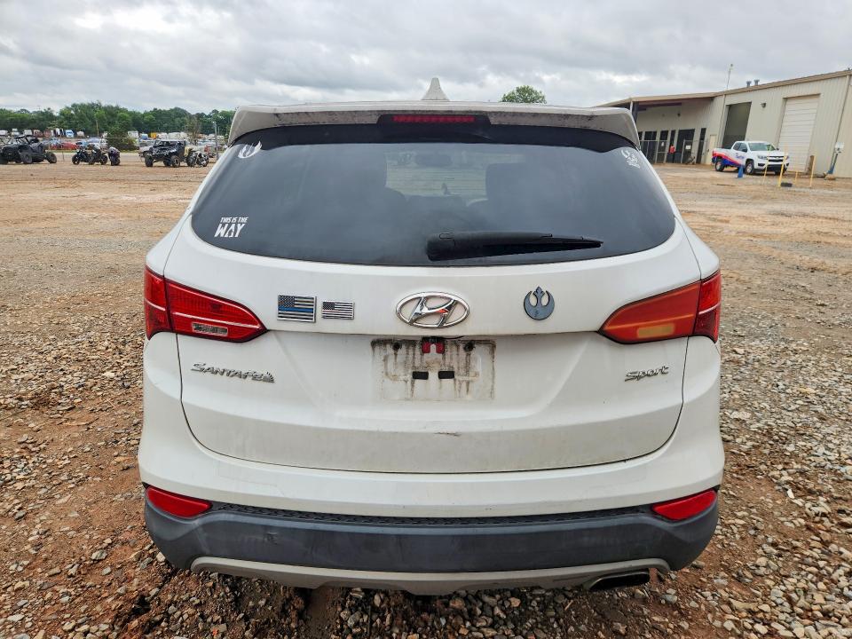 2013 Hyundai Santa fe VIN 5XYZT3LBXDG017272 COPART salvage auction — FRONT END, Mt - Certificate Of Title, sold $1,900 on 2026-07-29 (photo 6)