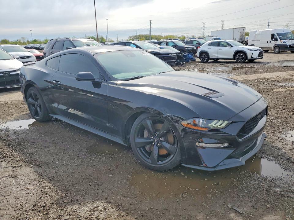2022 Ford Mustang VIN 1FA6P8CF7N5145279 COPART salvage auction — FRONT END, Mi - Certificate Of Title, sold $18,400 on 2026-07-10 (photo 4)