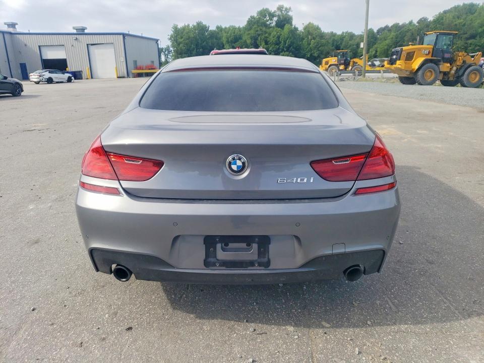 2016 BMW 6er VIN WBA6D0C58GD927883 COPART salvage auction — FRONT END, NC - SALVAGE CERTIFICATE OF TITLE, sold $7,600 on 2026-07-02 (photo 6)