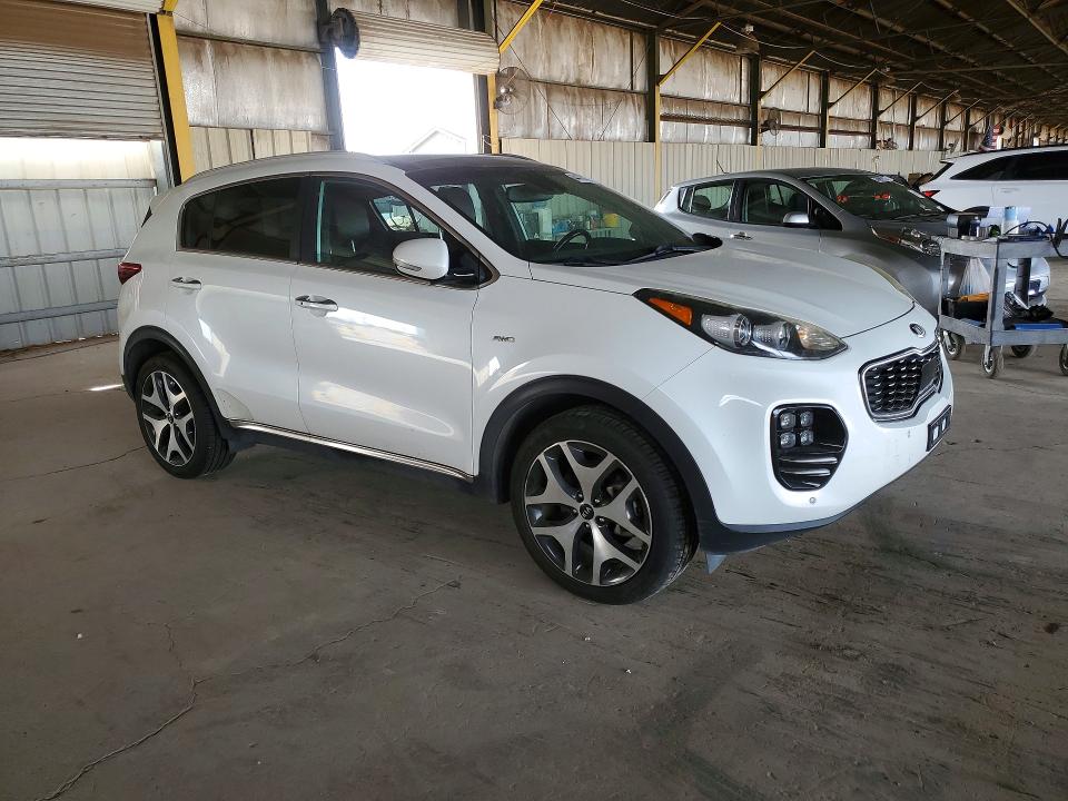 2017 Kia Sportage VIN KNDPRCA66H7067990 COPART salvage auction — MECHANICAL, Az - Certificate Of Title, sold $1,700 on 2026-07-08 (photo 4)