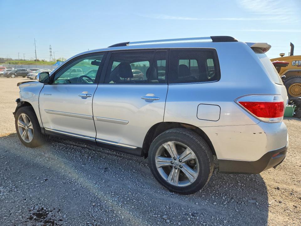 2012 Toyota Highlander VIN 5TDDK3EHXCS167902 COPART salvage auction — FRONT END, Ia - Cert Of Title-Salvage Title, sold $3,650 on 2026-07-15 (photo 2)