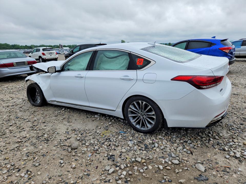 2016 Hyundai VIN KMHGN4JE2GU109317 COPART salvage auction — FRONT END, Mi - Certificate Of Title, sold $200 on 2026-07-23 (photo 2)