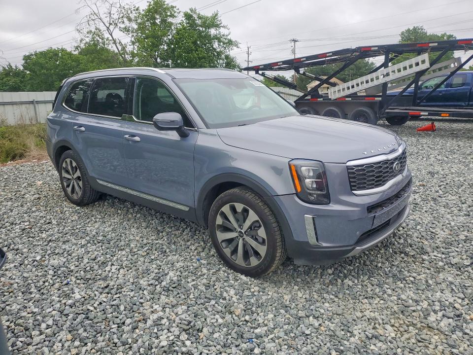 2021 Kia Telluride VIN 5XYP3DHC8MG105980 COPART salvage auction — REAR END, Nc - Salvage Certificate Of Title, sold $6,600 on 2026-07-29 (photo 4)