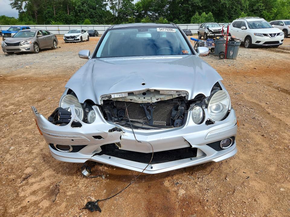 2009 Mercedes-benz E-klasse VIN WDBUF90X79B393173 COPART salvage auction — FRONT END, Nc - Salvage Certificate Of Title, sold $1,900 on 2026-07-25 (photo 5)