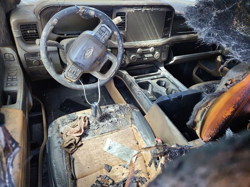 2023 Ford F-450 super duty VIN 1FT8W4DM0PEC08592 COPART salvage auction — INTERIOR BURN, Id - Salvage Certificate Of Title, sold $29,000 on 2026-08-01 (photo 8)