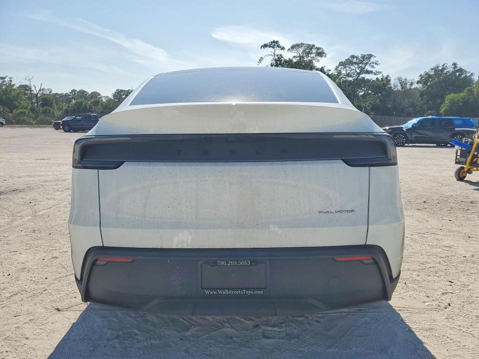 2026 Tesla Model y VIN 7SAYGDEE6TA461090 COPART salvage auction — FRONT END, Fl - Cert Of Title Slvg Rebuildable, sold $13,500 on 2026-07-08 (photo 6)
