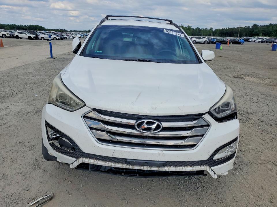 2015 Hyundai Santa fe VIN 5XYZU3LBXFG305101 COPART salvage auction — FRONT END, Nc - Salvage Certificate Of Title, sold $2,350 on 2026-07-13 (photo 5)