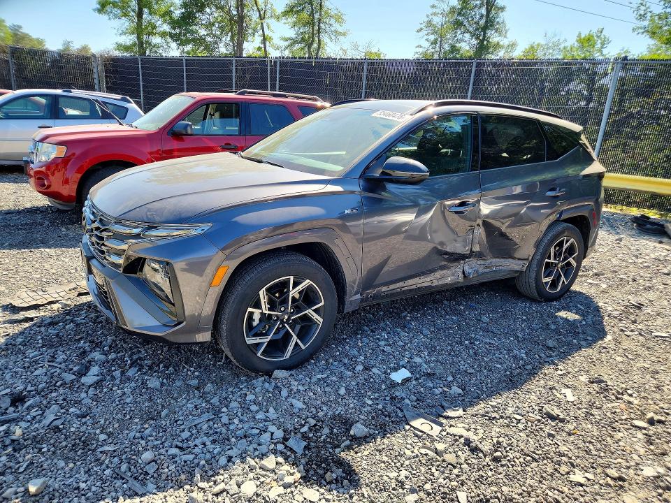 2025 Hyundai Tucson VIN KM8JFDD14SU298069 COPART salvage auction — SIDE, MD - CERT OF SALVAGE > 75% DAMAGE, sold $13,300 on 2026-07-10 (photo 1)