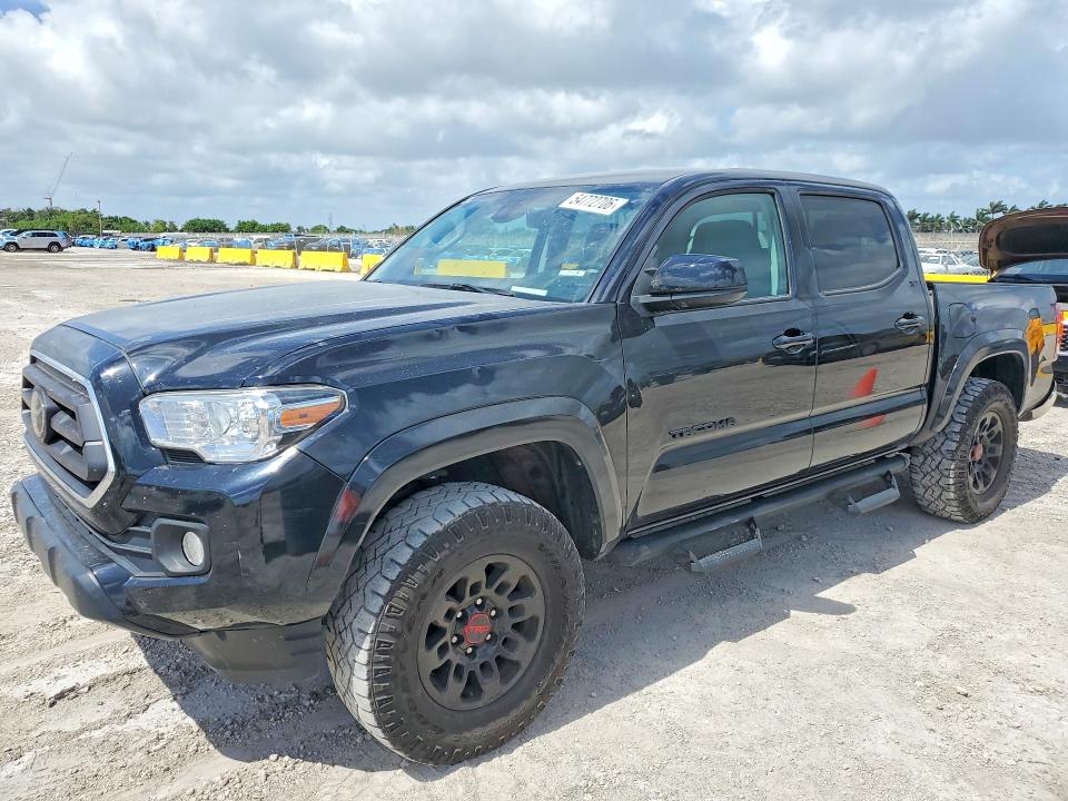 2021 Toyota Tacoma VIN 5TFAZ5CN6MX105220 COPART salvage auction — REAR END, Fl - Cert Of Title Slvg Rebuildable, sold $9,500 on 2026-07-22 (photo 1)
