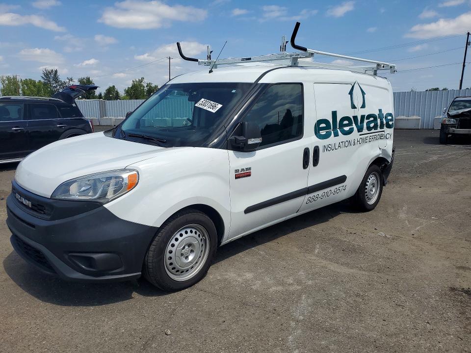 2021 Ram Promaster city VIN ZFBHRFAB6M6U80899 COPART salvage auction — REAR END, Or - Salvage Title Certificate, sold $4,350 on 2026-07-08 (photo 1)