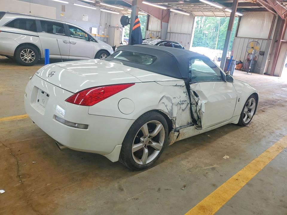 2007 Nissan 350z VIN JN1BZ36AX7M651559 COPART salvage auction — REAR END, Nc - Salvage Certificate Of Title, sold $4,200 on 2026-07-08 (photo 3)