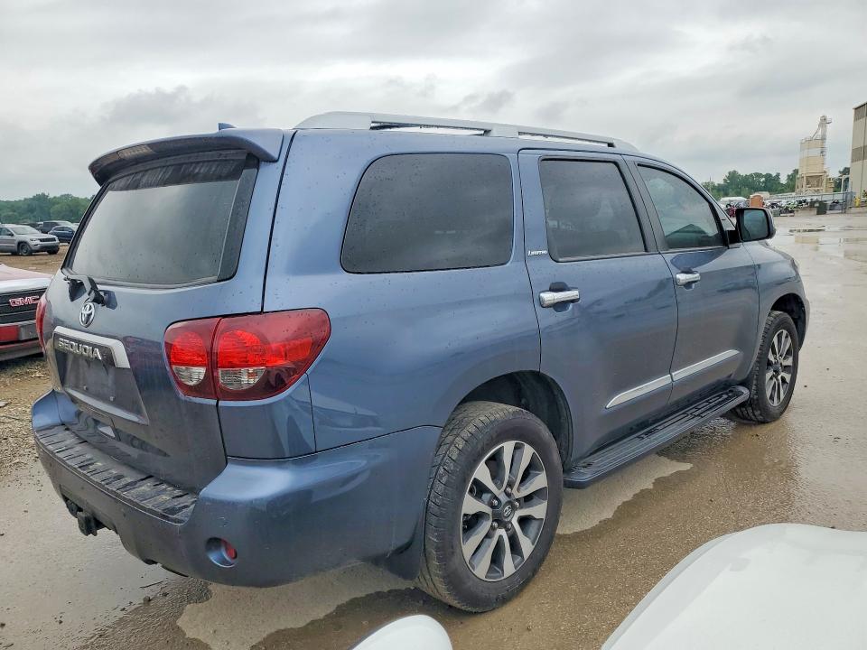2020 Toyota Sequoia VIN 5TDJY5G19LS180492 COPART salvage auction — FRONT END, Ks - Cert Of Title-Salvage, sold $20,700 on 2026-07-09 (photo 3)
