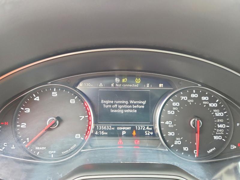 2017 Audi VIN WA1AAAF78HD001066 COPART salvage auction — FRONT END, Co - Public - Salvage Title, sold $4,050 on 2026-07-27 (photo 9)