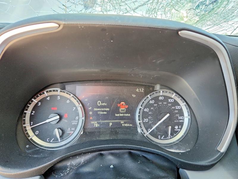 2022 Toyota Highlander VIN 5TDHZRBH9NS208933 COPART salvage auction — HAIL, MO - SALVAGE CERTIFICATE OF TITLE, sold $13,700 on 2026-07-27 (photo 9)