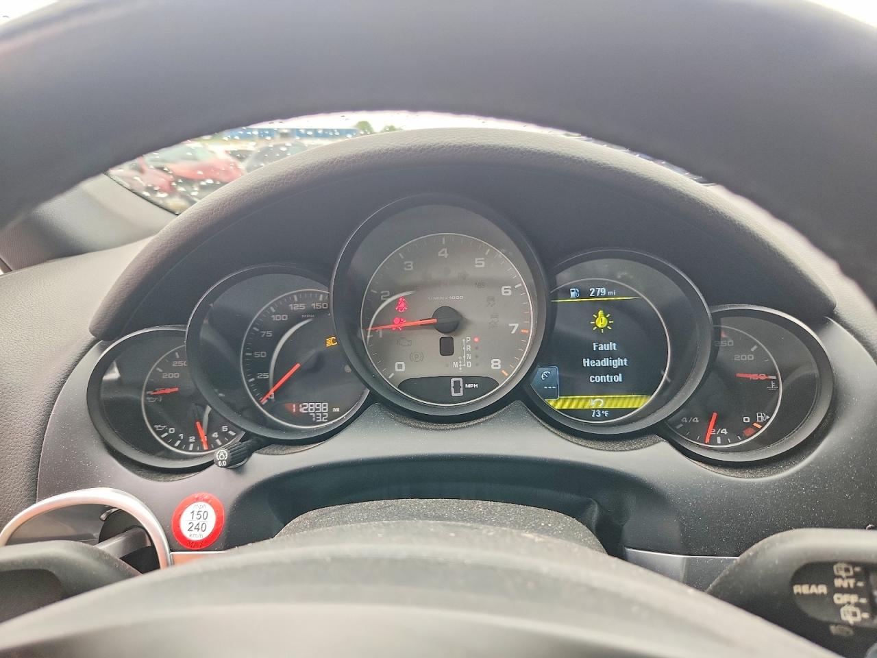 2014 Porsche Cayenne VIN WP1AB2A25ELA58488 COPART salvage auction — Front End, AL - CERT OF TITLE-SALVAGE TITLE, sold $1,850 on 2026-07-01 (photo 9)