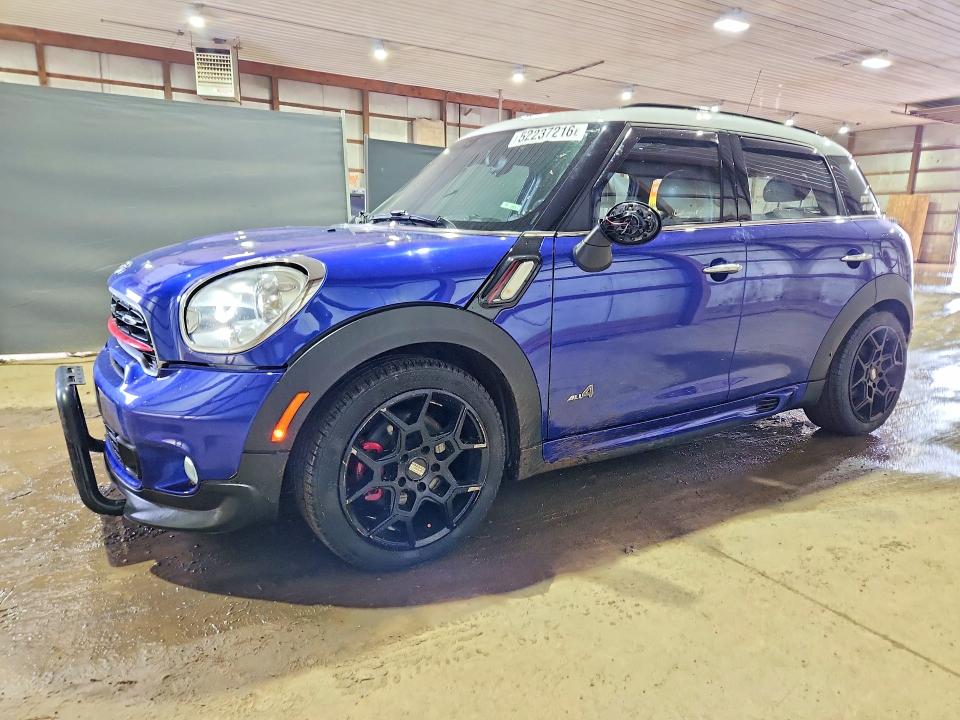 2016 Mini Cooper VIN WMWXD1C52GWT97702 COPART salvage auction — HAIL, Oh - Cert Of Title-Salvage, sold $4,250 on 2026-07-02 (photo 1)