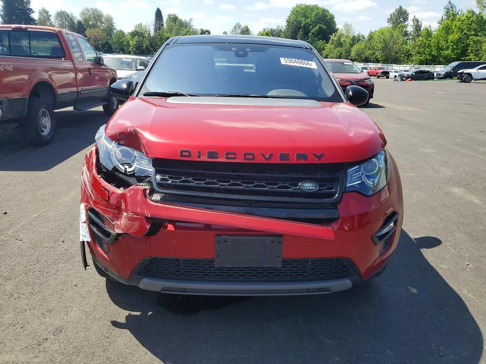 2017 Land rover Discovery VIN SALCR2BG7HH703514 COPART salvage auction — FRONT END, Or - Salvage Title Certificate, sold $2,850 on 2026-07-27 (photo 5)