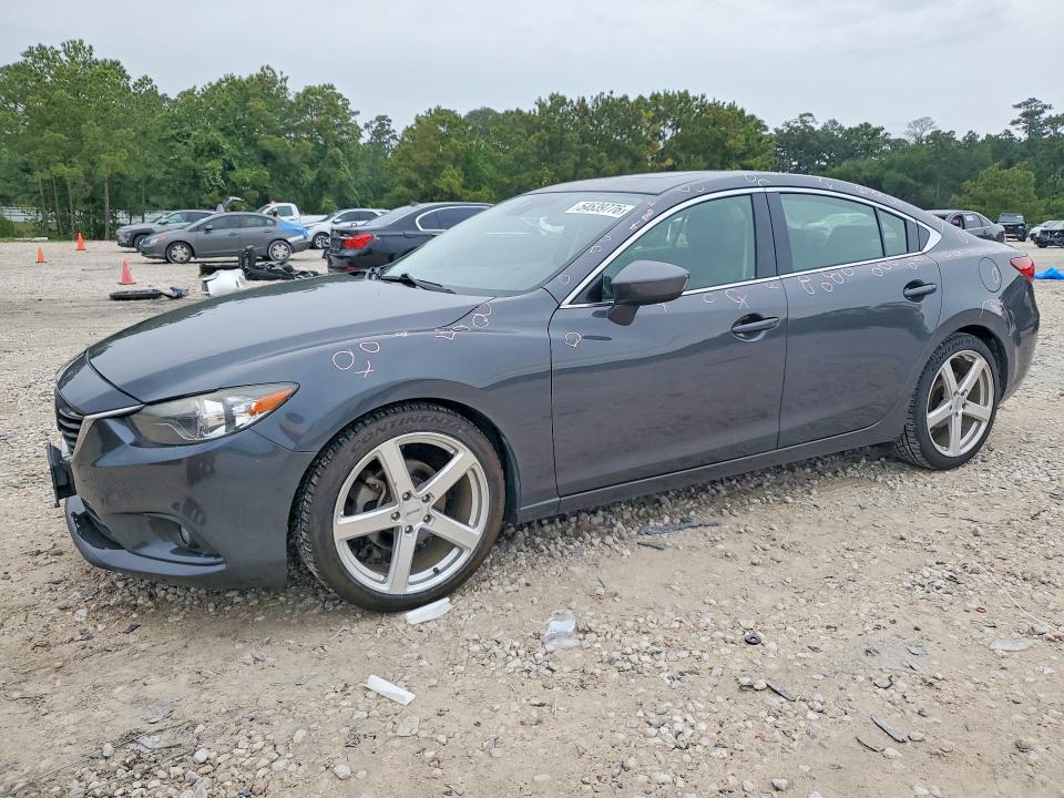 2015 Mazda 6 VIN JM1GJ1W58F1191240 COPART salvage auction — HAIL, TX - CERTIFICATE OF TITLE, sold $250 on 2026-07-21 (photo 1)