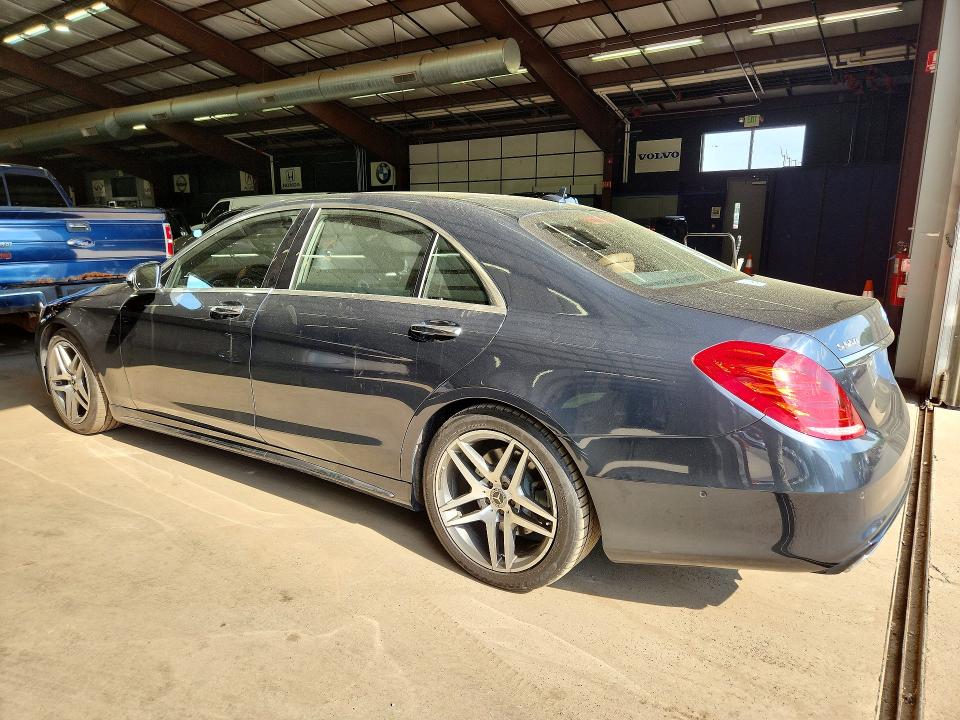 2015 Mercedes-benz S class VIN WDDUG8FB1FA088487 COPART salvage auction — MINOR DENT/SCRATCHES, Ny - Certificate Of Title (P), sold $11,000 on 2026-07-30 (photo 2)