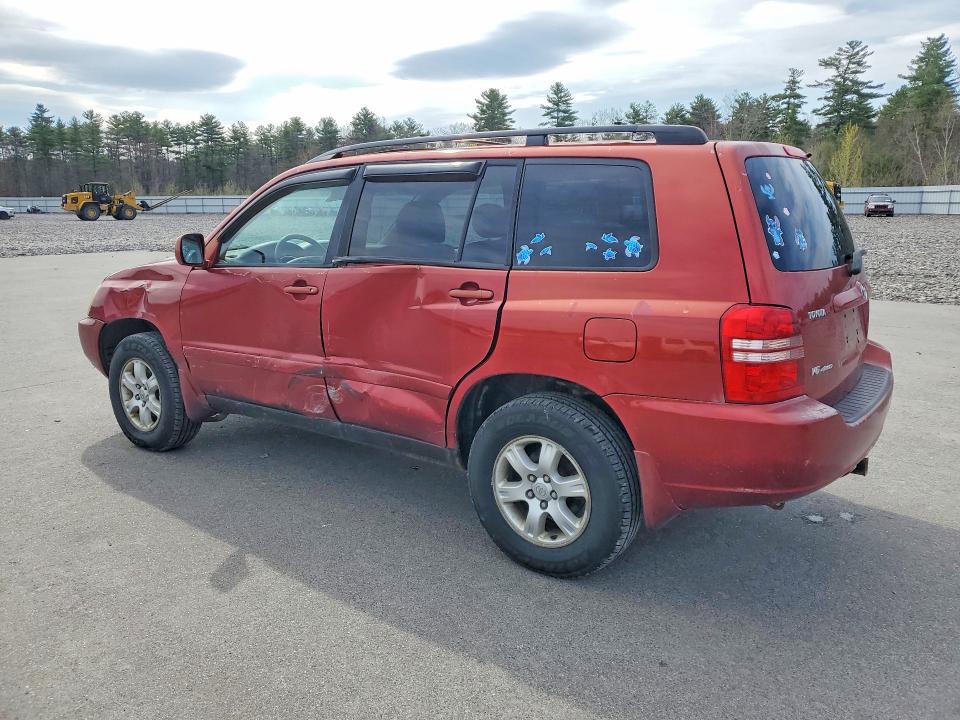 2001 Toyota Highlander VIN JTEHF21A310029588 COPART salvage auction — SIDE, Me - Cert Of Title-Salvage Collisio, sold $400 on 2026-07-17 (photo 2)