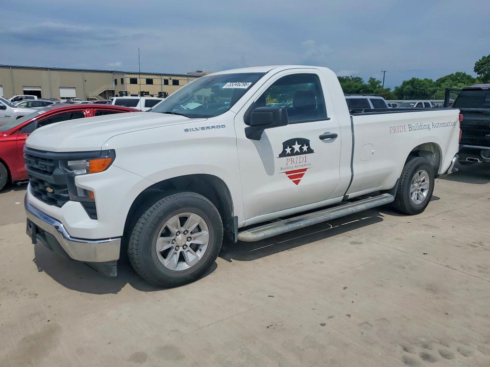 2023 Chevrolet Silverado VIN 3GCNAAED4PG297316 COPART salvage auction — REAR END, Tx - Salvage Vehicle Title, sold $8,500 on 2026-07-02 (photo 1)