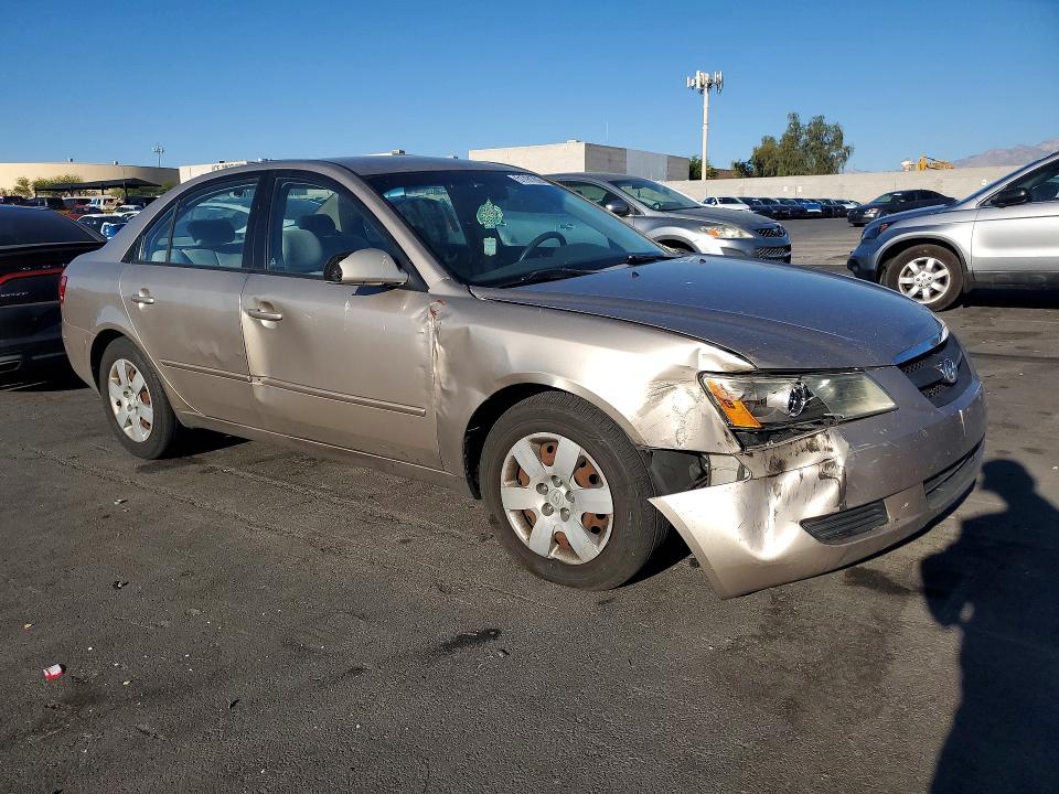 2008 Hyundai Sonata VIN 5NPET46C78H359186 COPART salvage auction — FRONT END, Nv - Salvage Title, sold $500 on 2026-07-08 (photo 4)