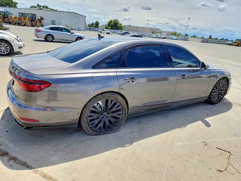 2019 Audi A8 VIN WAU8DAF87KN012109 COPART salvage auction — REAR END, Ca - Salvage Certificate, sold $8,900 on 2026-07-06 (photo 3)
