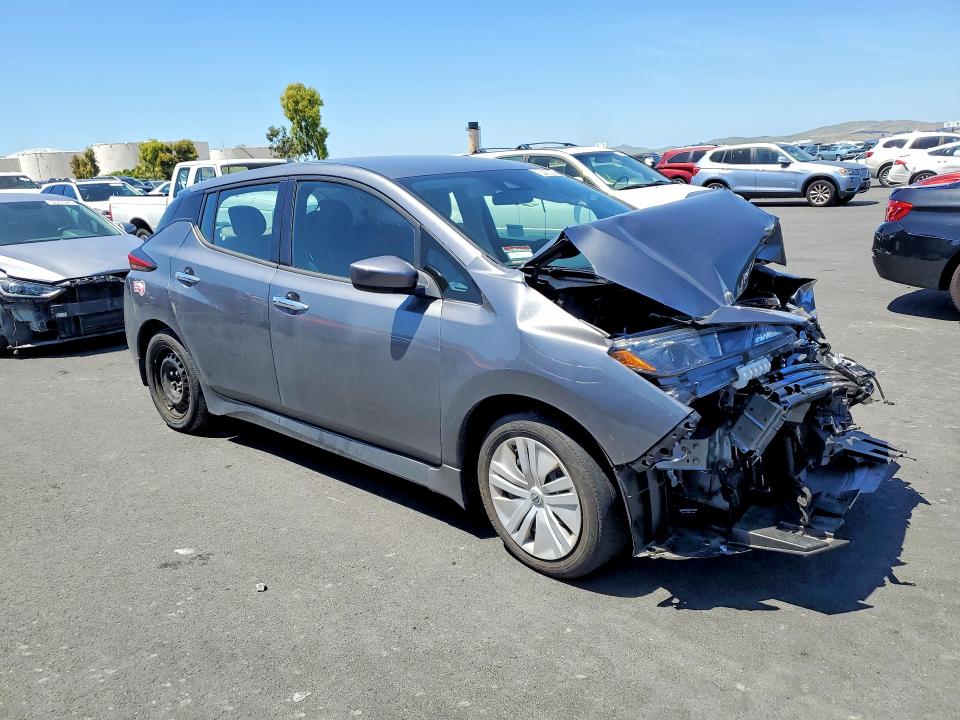 2025 Nissan Leaf VIN 1N4AZ1BV2SC550655 COPART salvage auction — FRONT END, Ca - Salvage Certificate, sold $825 on 2026-07-08 (photo 4)