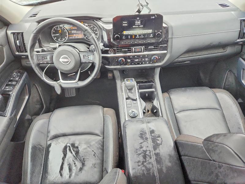 2022 Nissan Pathfinder VIN 5N1DR3CCXNC247428 COPART salvage auction — HAIL, Ar - Cert Of Title-Salvage, sold $7,200 on 2026-07-06 (photo 8)