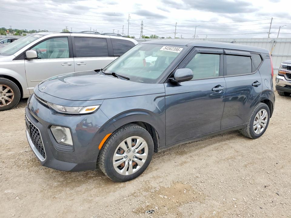 2020 Kia Soul VIN KNDJ23AU3L7090452 COPART salvage auction — HAIL, Ia - Cert Of Title-Salvage Title, sold $3,650 on 2026-07-08 (photo 1)