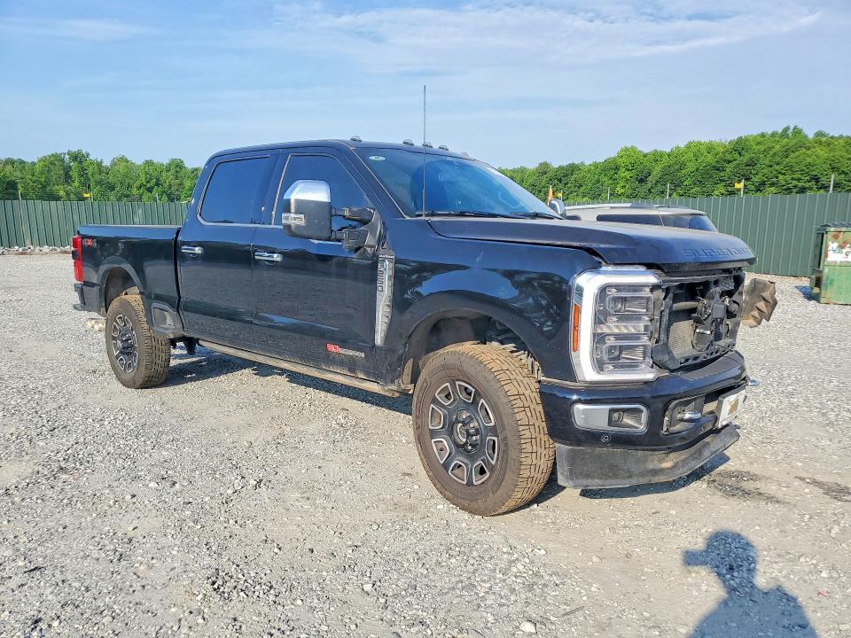 2024 Ford F-250 super duty VIN 1FT8W2BM8REE87638 COPART salvage auction — FRONT END, Nm - Cert Of Title-Salvage, sold $19,200 on 2026-07-29 (photo 4)