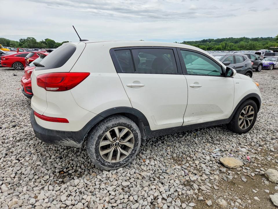 2015 Kia Sportage VIN KNDPBCAC3F7748485 COPART salvage auction — HAIL, Il - Salvage Certificate, sold $950 on 2026-07-27 (photo 3)