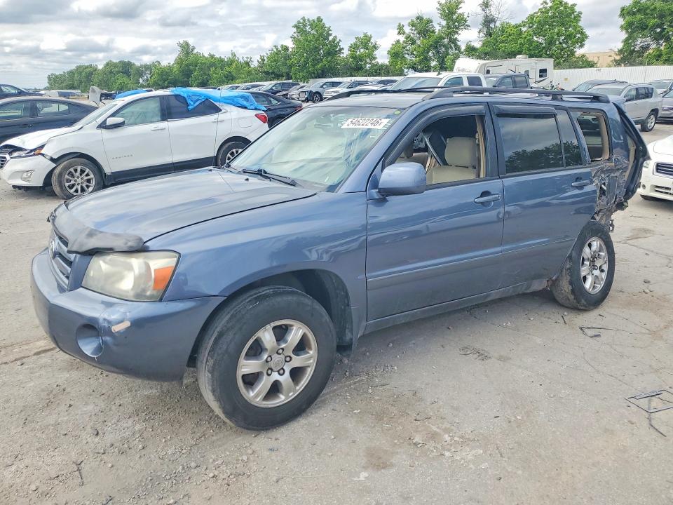 2005 Toyota Highlander VIN JTEGD21A550116965 COPART salvage auction — SIDE, Mo - Salvage Certificate Of Title, sold $450 on 2026-07-31 (photo 1)