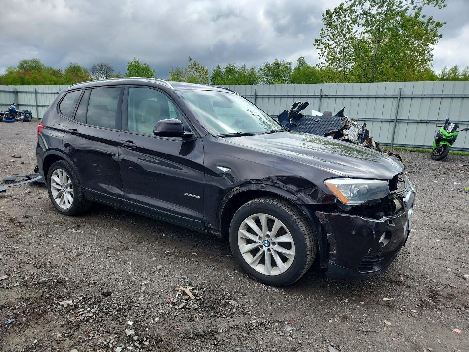 2015 BMW X3 VIN 5UXWX9C51F0D61202 COPART salvage auction — FRONT END, Ma - Cert Of Title-Reconstrctd Coll, sold $1,850 on 2026-07-15 (photo 4)