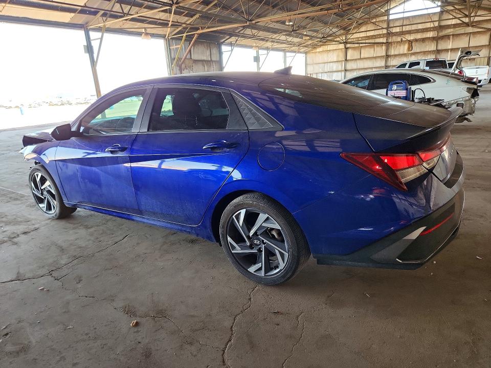 2025 Hyundai Elantra VIN KMHLM4DG6SU976484 COPART salvage auction — FRONT END, AZ - CERT OF TITLE - SALVAGE, sold $300 on 2026-07-22 (photo 2)