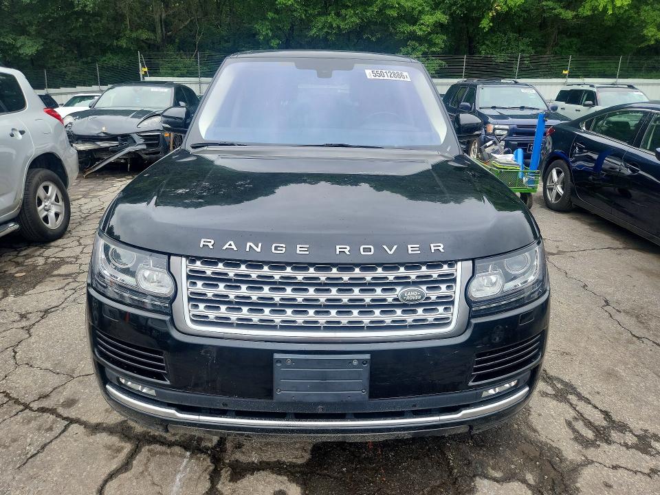 2016 Land rover RANGE ROVER VIN SALGS2VFXGA272117 COPART salvage auction — MECHANICAL, Ga - Certificate Of Title, sold $2,200 on 2026-07-02 (photo 5)