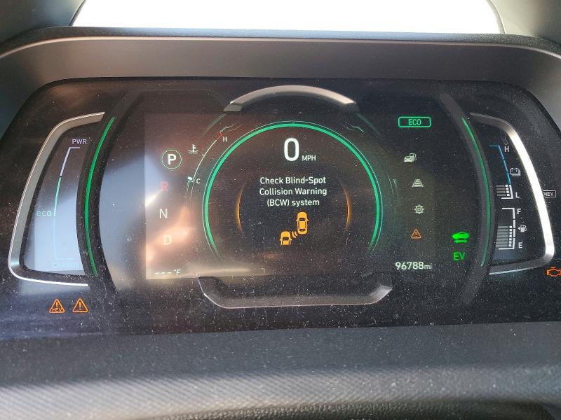 2022 Hyundai Ioniq VIN KMHC75LD9NU274183 COPART salvage auction — FRONT END, Ca - Salvage Certificate, sold $3,350 on 2026-07-07 (photo 9)