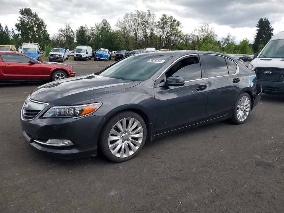 2015 Acura RLX VIN JH4KC1F95FC001601 COPART salvage auction — REAR END, Or - Salvage Title Certificate, sold $4,300 on 2026-07-06 (photo 1)
