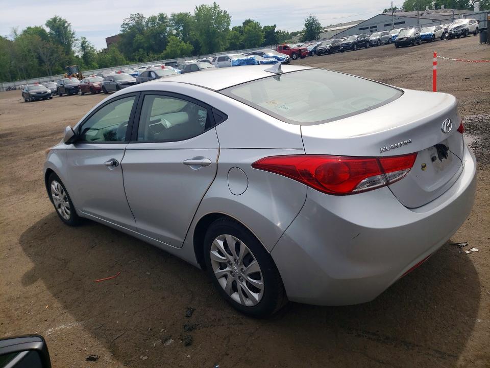 2011 Hyundai Elantra VIN 5NPDH4AE1BH040542 COPART salvage auction — VANDALISM, Ca - Cert Of Title-Salvaged, sold $1,450 on 2026-07-02 (photo 2)