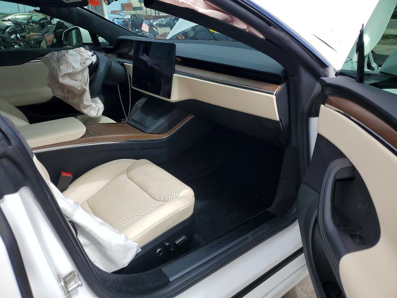 2022 Tesla Model s VIN 5YJSA1E56NF483003 COPART salvage auction — FRONT END, Ca - Salvage Certificate, sold $11,400 on 2026-07-22 (photo 8)