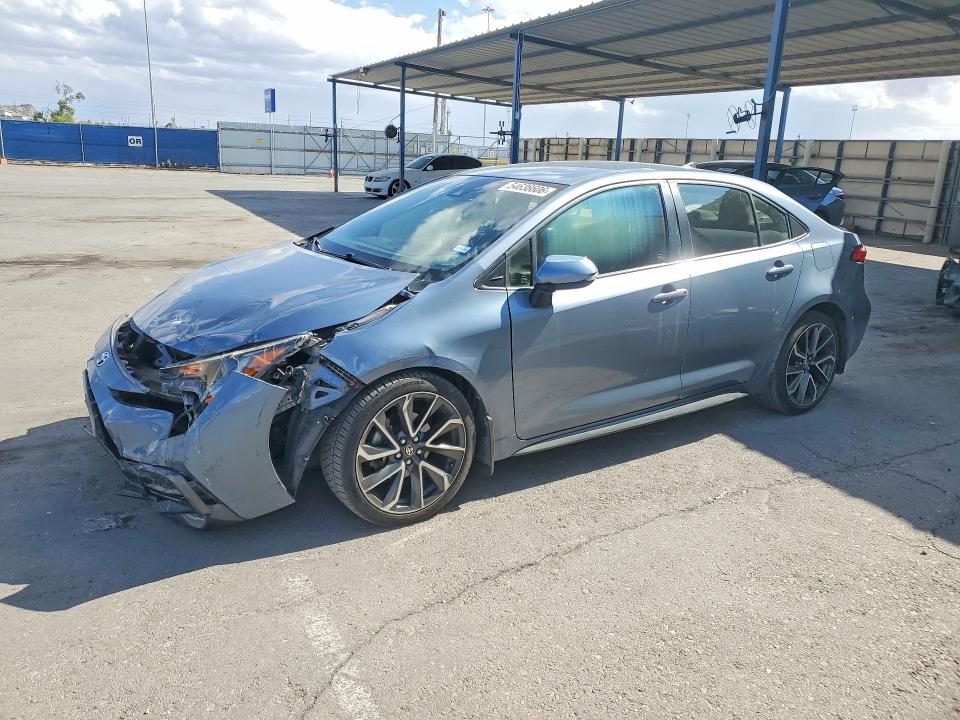 2020 Toyota Corolla VIN JTDS4RCE9LJ043310 COPART salvage auction — FRONT END, Tx - Salvage Vehicle Title, sold $7,300 on 2026-07-17 (photo 1)